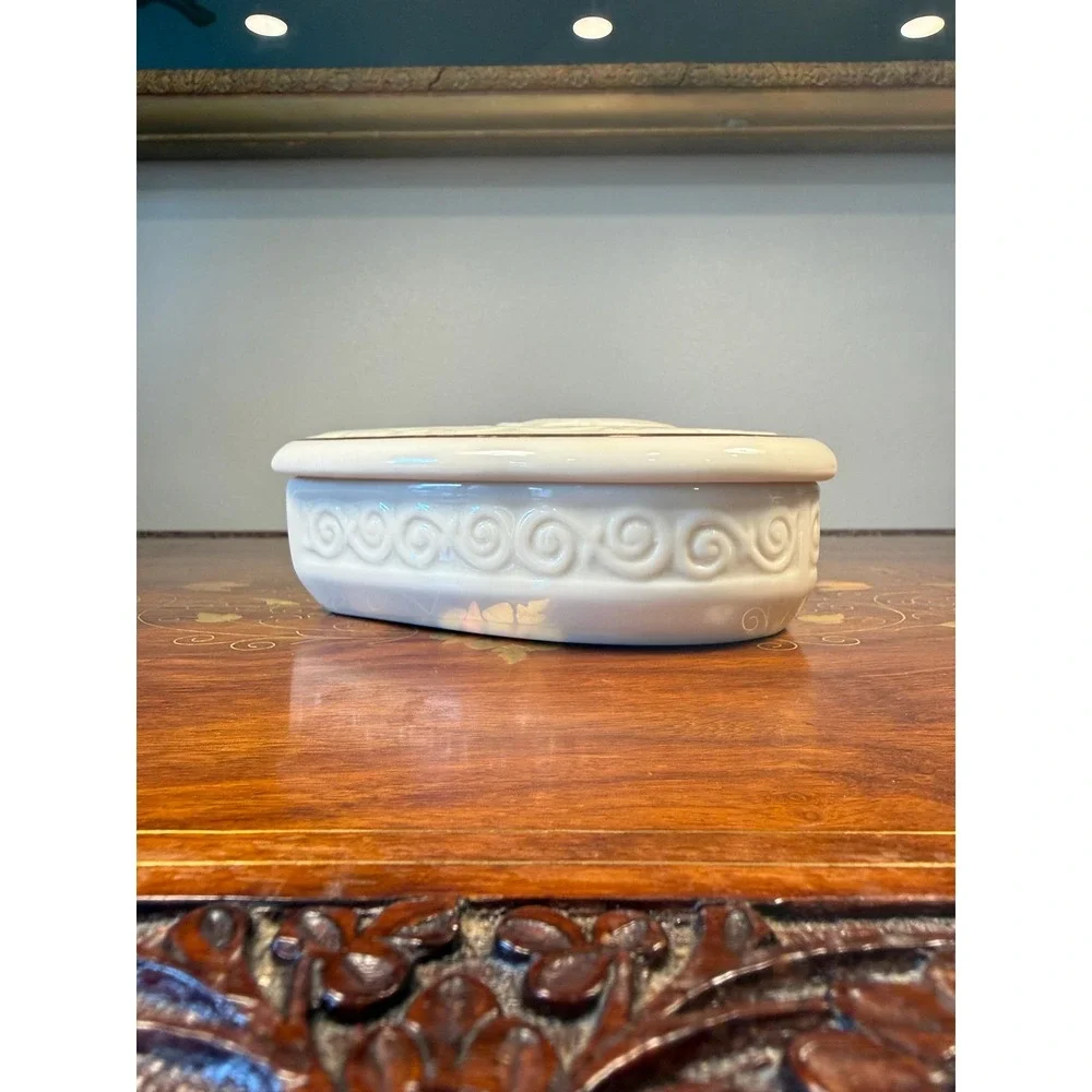 Vintage Lenox Romeo & Juliet Heart Trinket Box